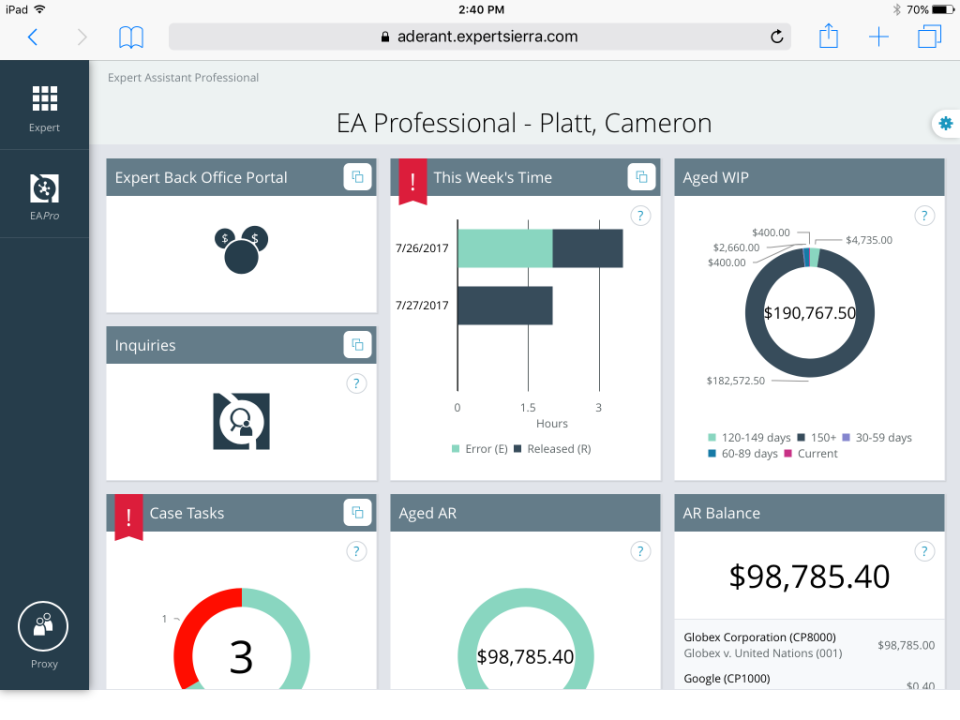 screenshot of Expert Sierra